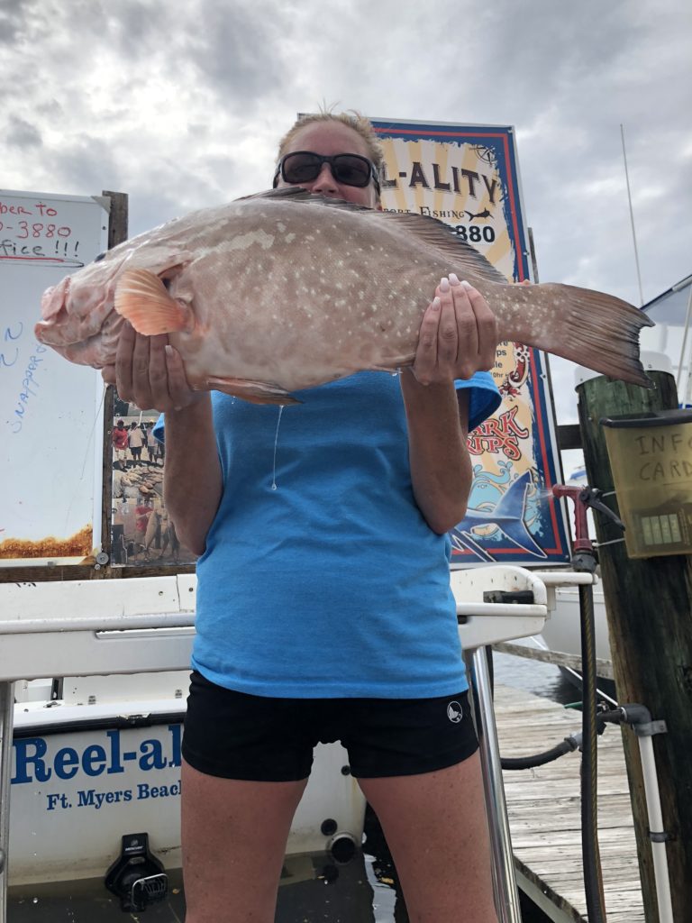 Red Grouper Fishing Reel-ality Fishing Charter