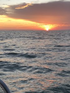 Sunset on Reel-Ality Fishing Charter